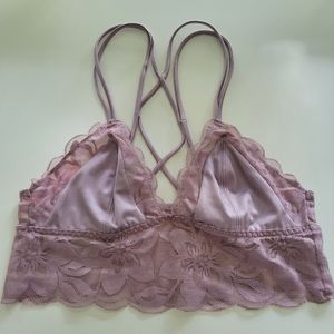 Pink by Victoria's Secret Bralet in Lilac - Small